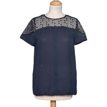 Vêtements Femme Paniers / boites et corbeilles Zara top manches courtes  36 - T1 - S Bleu Bleu