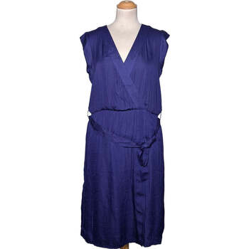 robe etam  robe mi-longue  38 - t2 - m violet 