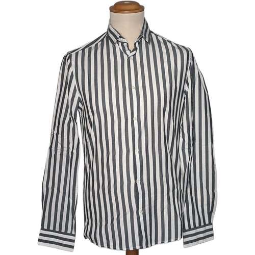 Vêtements Homme Chemises manches longues Galeries Lafayette 36 - T1 - S Gris