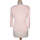 Vêtements Femme T-shirts & Polos Caroll top manches longues  40 - T3 - L Rose Rose