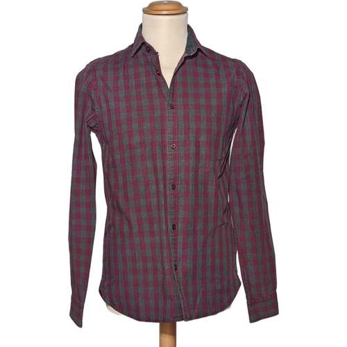Vêtements Homme Chemises manches longues Zara 36 - T1 - S Rose