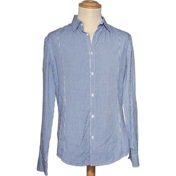 Vêtements Homme Chemises manches longues Emporio Armani 42 - T4 - L/XL Bleu