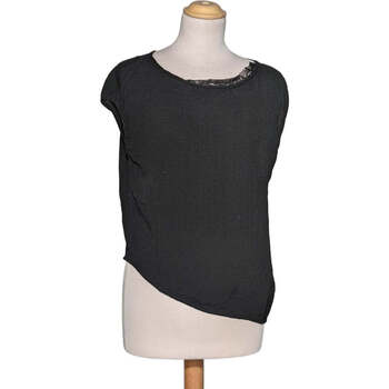 Vêtements Femme TEMPERLEY LONDON VILLENEUVE MAXI DRESS Maje top manches courtes  36 - T1 - S Noir Noir