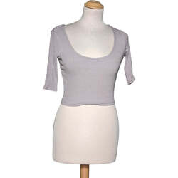 Vêtements Femme Sweats & Polaires H&M top manches courtes  34 - T0 - XS Gris Gris
