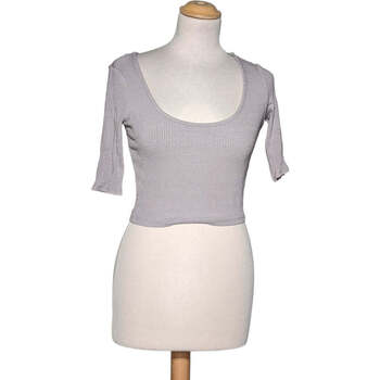 Vêtements Femme Pulls & Gilets H&M top manches courtes  34 - T0 - XS Gris Gris