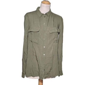 Vêtements Femme Chemises / Chemisiers Camaieu chemise  38 - T2 - M Vert Vert