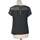 Vêtements Femme T-shirts & Polos Sepia top manches courtes  36 - T1 - S Noir Noir