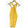 Vêtements Femme Robes courtes adidas Originals robe courte  34 - T0 - XS Jaune Jaune