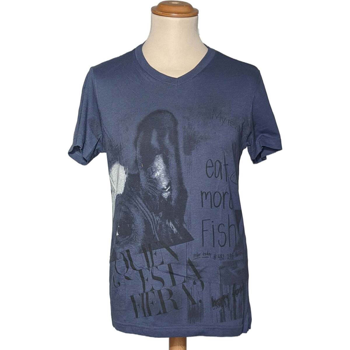 Vêtements Homme T-shirts & Polos Desigual 40 - T3 - L Bleu