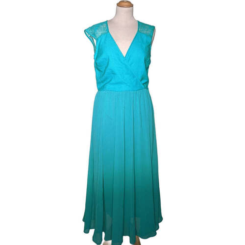 Vêtements Femme Robes longues Naf Naf robe longue  38 - T2 - M Bleu Bleu