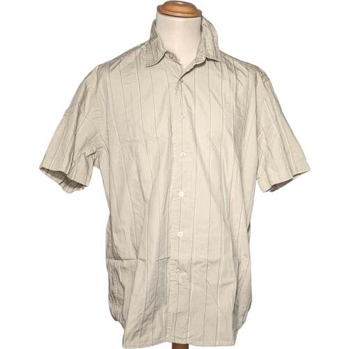 Vêtements Homme Chemises manches longues Celio 40 - T3 - L Beige
