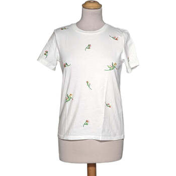 Vêtements Femme Suivi de commande H&M top manches courtes  34 - T0 - XS Blanc Blanc