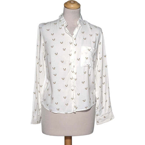 Vêtements Femme Chemises / Chemisiers Bershka chemise  34 - T0 - XS Blanc Blanc