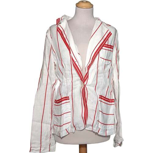 Vêtements Femme Chaussettes de sport Emporio Armani blazer  38 - T2 - M Blanc Blanc