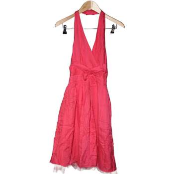 Vêtements Femme Robes Naf Naf robe mi-longue  34 - T0 - XS Rose Rose