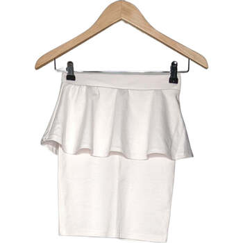 Vêtements Femme Jupes Bershka jupe courte  36 - T1 - S Blanc Blanc