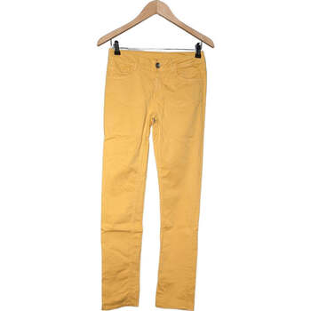 jeans pimkie  jean slim femme  34 - t0 - xs jaune 