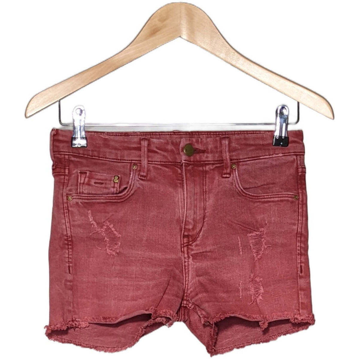 Vêtements Femme Shorts / Bermudas H&M short  34 - T0 - XS Rouge Rouge