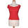 Vêtements Femme Débardeurs / T-shirts sans manche Hollister débardeur  38 - T2 - M Rouge Rouge