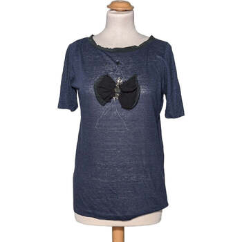 Vêtements Femme T-shirts & Polos Maje top manches courtes  36 - T1 - S Bleu Bleu