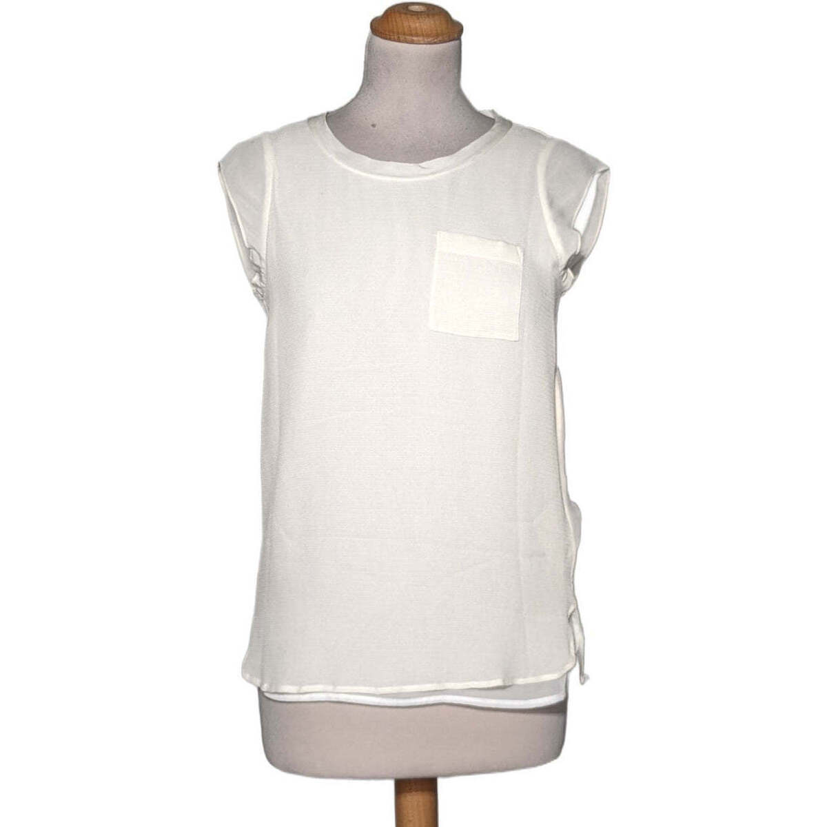Vêtements Femme logo-patch short-sleeve polo shirt Nero 36 - T1 - S Beige