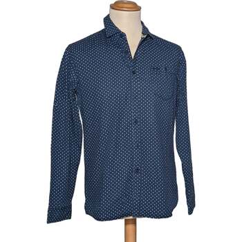 Vêtements Homme Chemises manches longues Lee Cooper 40 - T3 - L Bleu