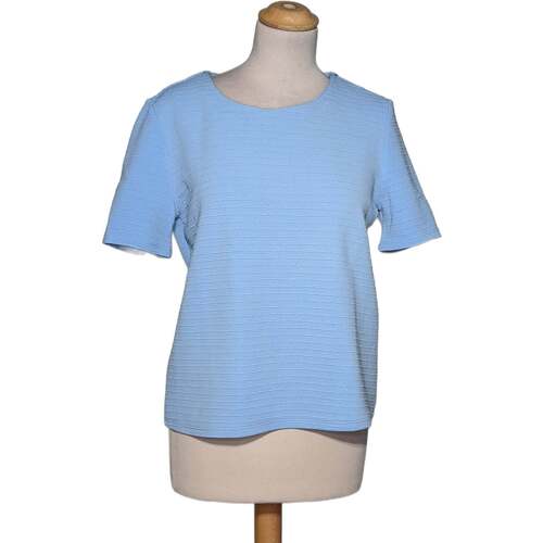 Vêtements Femme buy shahad x khizana puff sleeve belted taffeta dress Pimkie top manches courtes  38 - T2 - M Bleu Bleu
