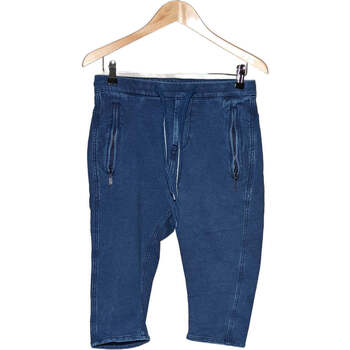 pantalon pepe jeans  pantacourt homme  38 - t2 - m bleu 
