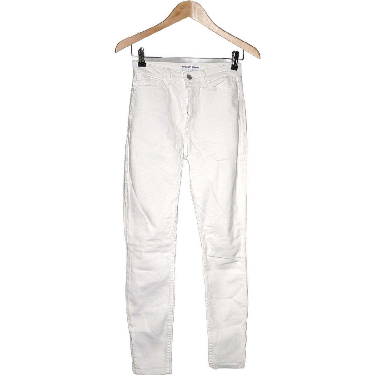 Vêtements Femme Jeans American Apparel 36 - T1 - S Blanc
