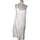 Vêtements Femme Robes Sisley robe mi-longue  38 - T2 - M Blanc Blanc