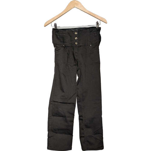 Vêtements Femme Pantalons Breal pantalon droit femme  38 - T2 - M Noir Noir