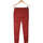 Vêtements Femme Pantalons Reiko pantalon slim femme  34 - T0 - XS Rouge Rouge