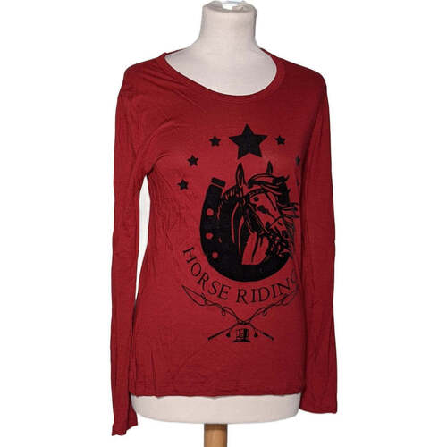 Vêtements Femme Soutiens-Gorge & Brassières Caroll top manches longues  40 - T3 - L Rouge Rouge