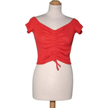 Vêtements Femme T-shirts & Polos H&M top manches courtes  38 - T2 - M Rouge Rouge