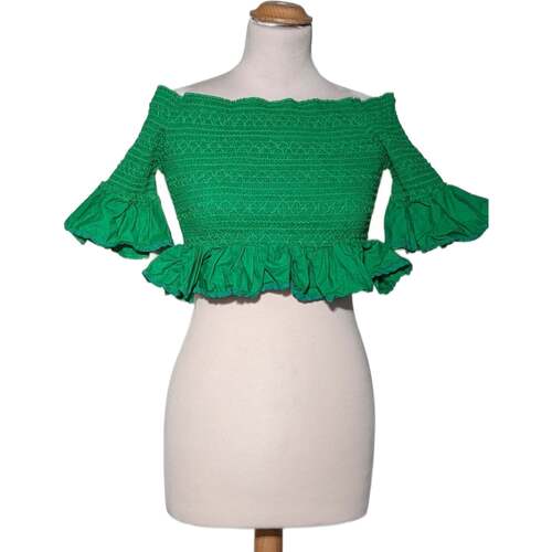 Vêtements Femme Une marque qui habille les femmes avec style et subtilité Naf Naf top manches courtes  36 - T1 - S Vert Vert