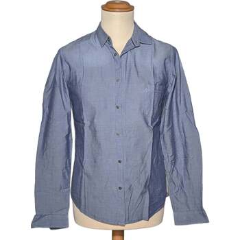 Vêtements Homme Chemises manches longues Ikks 36 - T1 - S Bleu
