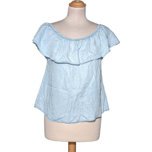 Vêtements Femme buy shahad x khizana puff sleeve belted taffeta dress Pimkie top manches courtes  36 - T1 - S Bleu Bleu