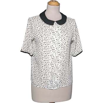 Vêtements Femme Jupe Courte 40 - T3 - L Blanc Pimkie top manches courtes  38 - T2 - M Blanc Blanc