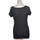 Vêtements Femme T-shirts & Polos Asos top manches courtes  36 - T1 - S Noir Noir