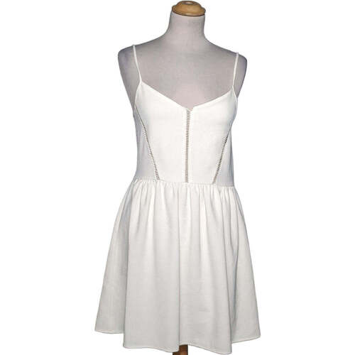 Vêtements Femme Robes courtes Stradivarius robe courte  36 - T1 - S Blanc Blanc
