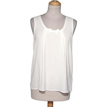 Vêtements Femme Débardeurs / T-shirts sans manche Naf Naf débardeur  38 - T2 - M Blanc Blanc