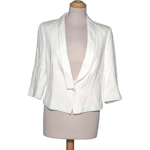 Vêtements Femme Vestes / Blazers Cop Copine blazer  38 - T2 - M Blanc Blanc