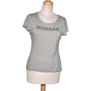 Vêtements Femme T-shirts & Polos Morgan top manches courtes  36 - T1 - S Gris Gris
