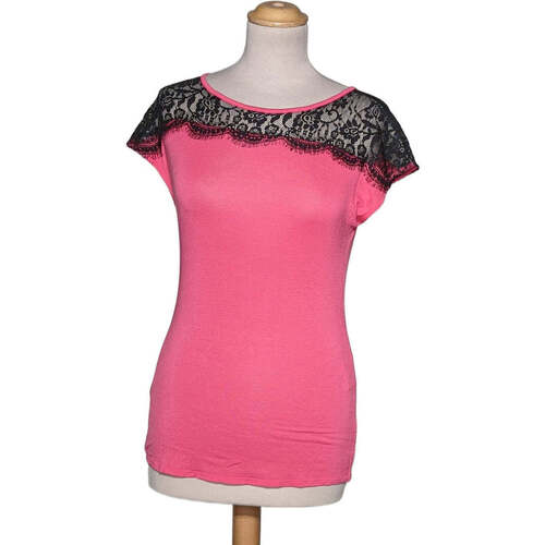 Vêtements Femme T-shirts monochrome & Polos Morgan top manches courtes  34 - T0 - XS Rose Rose