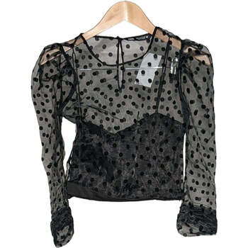 Vêtements Femme La sélection cosy Zara top manches longues  36 - T1 - S Noir Noir