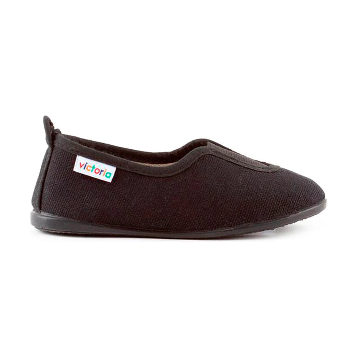 Chaussures Fille Derbies & Richelieu Victoria TOILE ÉCO GYMNASTIQUE SPORTS  104857 Noir