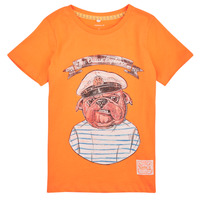 Vêtements Garçon T-shirts manches courtes Name it NKMTOLE SS TOP PS Orange