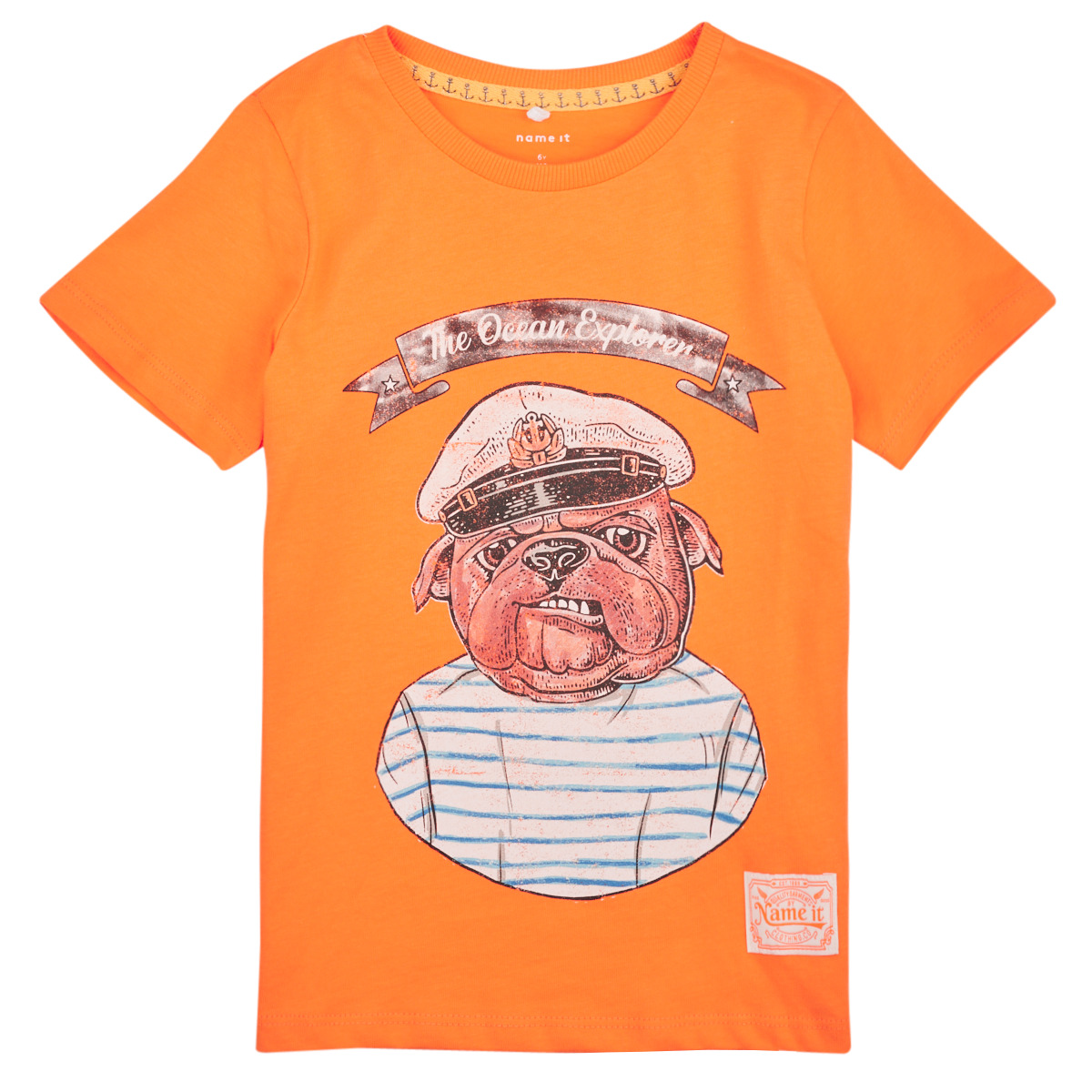 Vêtements Garçon Calvin Klein Golf Newport T-shirt in burgundy NKMTOLE SS TOP PS Orange