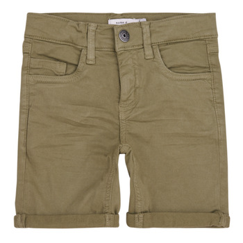 Vêtements Garçon Bodycon Shorts / Bermudas Name it NKMSILAS SLIM L TWI Bodycon Shorts 9587-MF TB Kaki