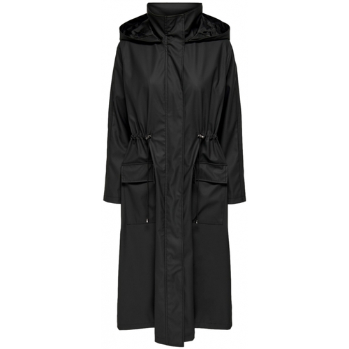 Vêtements Femme Manteaux Only Raincoat Jane - Black Noir